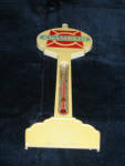 Champlain pole thermometer, glass thermometer is a little faded from sunlight, scarce, as-is.  [SOLD] 