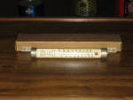 Newhall's Standard Service glass tubular thermometer with original box, $46.  