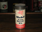 Mobil Tube Repair Kit, SOCONY VACUUM, early 1940s, $65. 