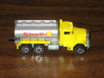 Shell silver and yellow tanker, made by Hot Wheels 1979.  [SOLD]