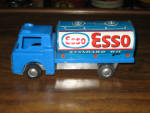 Esso Standard Oil tin tanker truck with plastic cab portion, Japan, 1950s, 6.5 inches long, $220.  