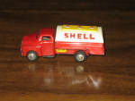 Shell tin tanker truck, Japan, 1950s, 3.75 inches long.  [SOLD]