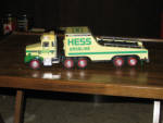 Hess Gasoline Flatbed Truck, late 1980s, Made in British Crown Colony of Hong Kong, $40.  