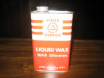 Cities Service Liquid Wax with Silicones.  [SOLD]