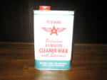 Flying A Liquid Cleaner Wax.  [SOLD]