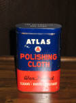 Atlas Polishing Cloth can, EMPTY.  [SOLD]